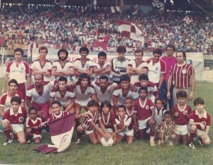 Desportiva1985 final estadualRaul, japonês, desconhecido, Bira, Alcides, Jacimar Agachados deconhecido, Luis carlos, Zecão, Paulistinha e Lucio