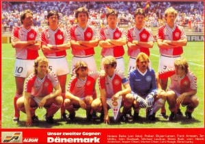 Denmark 1986.06.13.Queretaro,Mexico.WC GR-Denmark v West Germany 2-0 No4