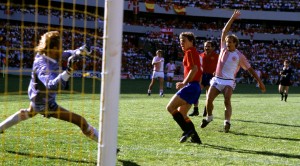 Soccer - World Cup Mexico 86 - Second Round - Denmark v Spain
